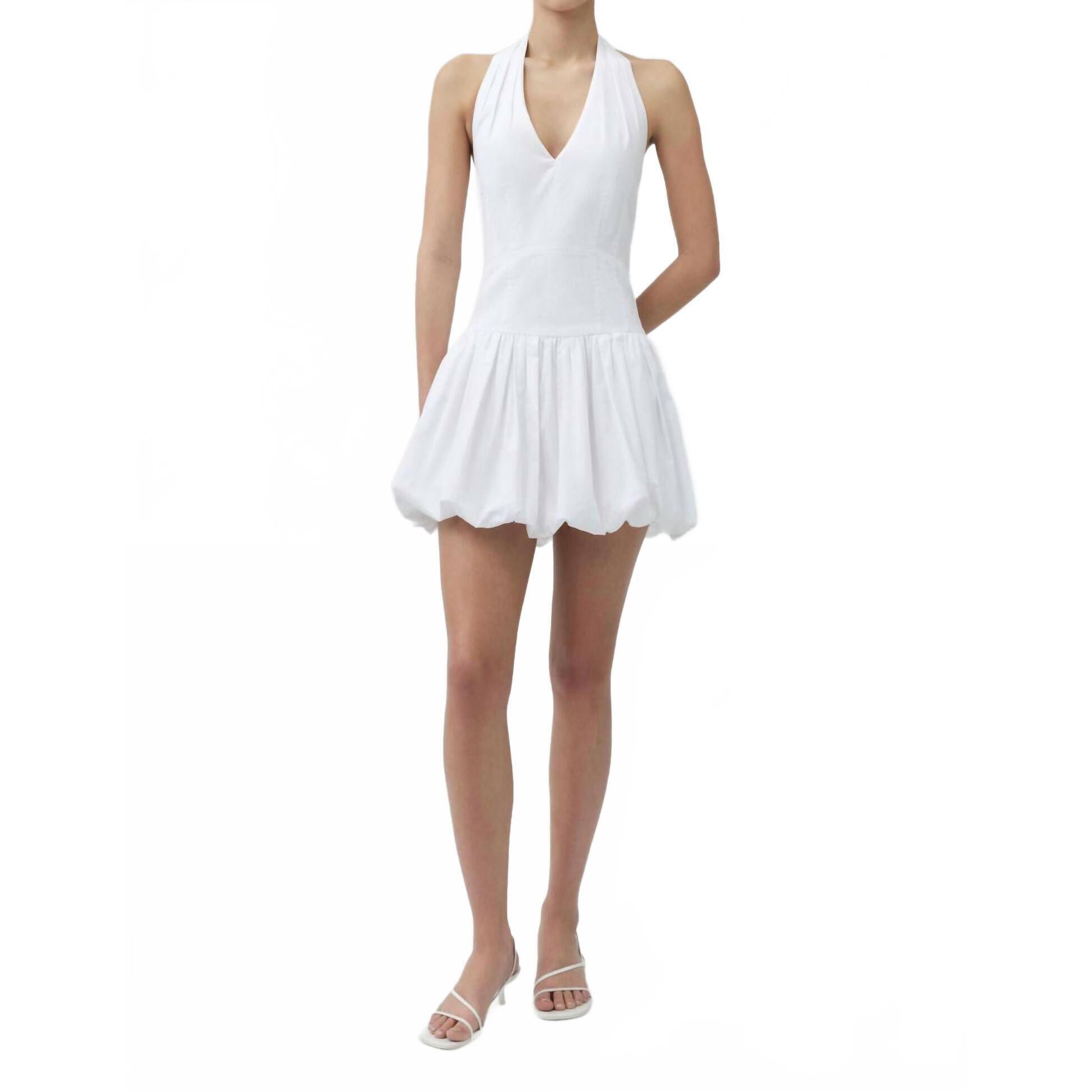 New Simkhai Brooke Mini Dress In White